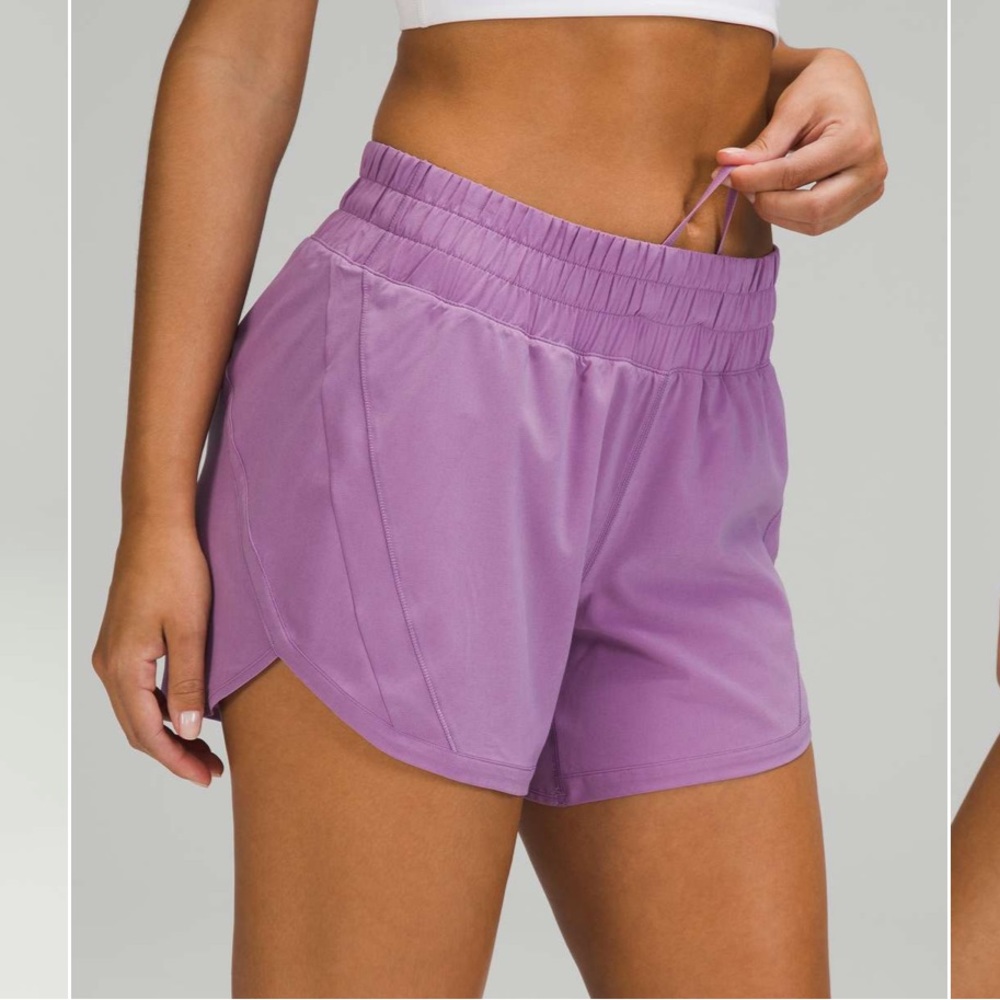 Lululemon Track That MR Lined Short 5" Wisteria Purple